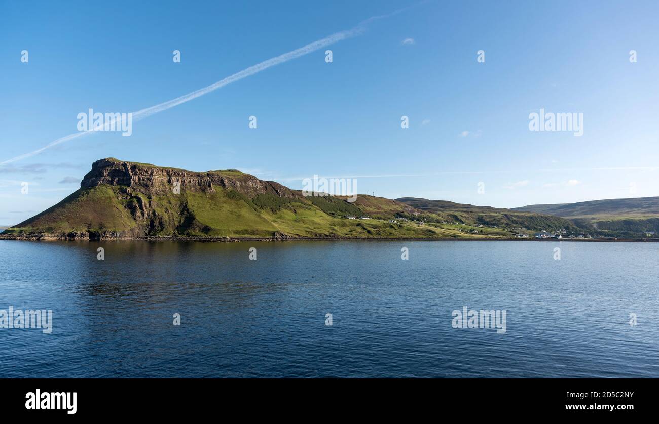 Uig village on the north west tip of the Isle of Skye Stock Photo