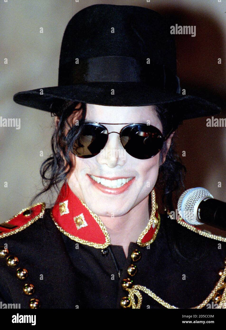 American pop singer Michael Jackson said July 19 he wanted to buy a house in South Africa because he loved the country so much and would include it in a world tour starting in September. Stock Photo