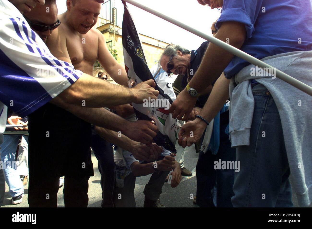 Lazio Fans Burn A Fc Juventus S Flag During A Mock Funeral For The Death Of Football 14 May Lazio Claim That A Bad Refereeing Decision Has Ruined Their Chances Of Winning The Lazio Fans Burn A Fc Juventus S Flag During A Mock Funeral For The Death Of Football 14 May Lazio Claim That A Bad Refereeing Decision Has Ruined Their Chances Of Winning The