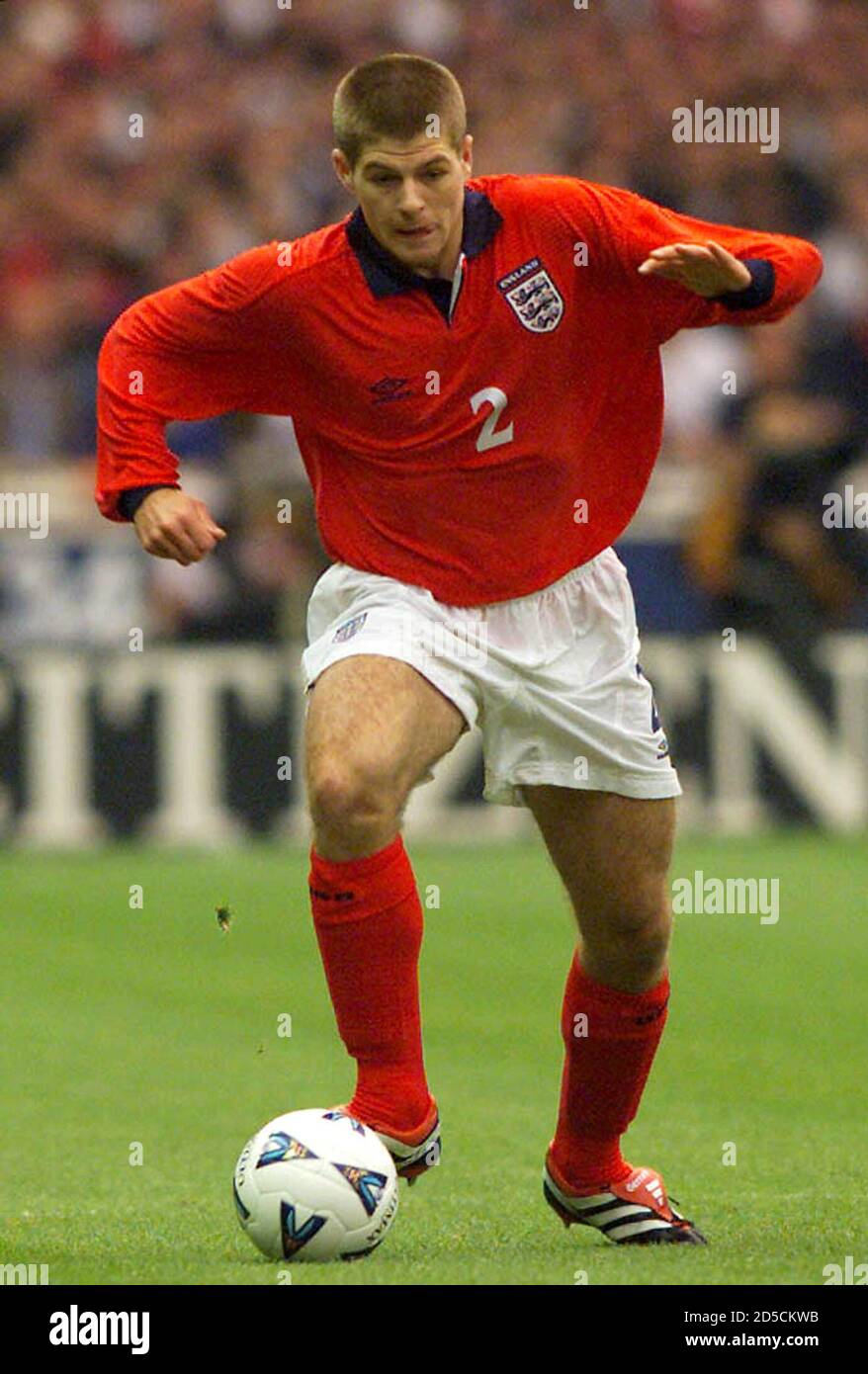 Steven Gerrard Makes His England Debut Against Ukraine During Their Friendly Match At Wembley May 31 England Are Playing Ukraine In An International Friendly Match As Part Of Their Build Up To