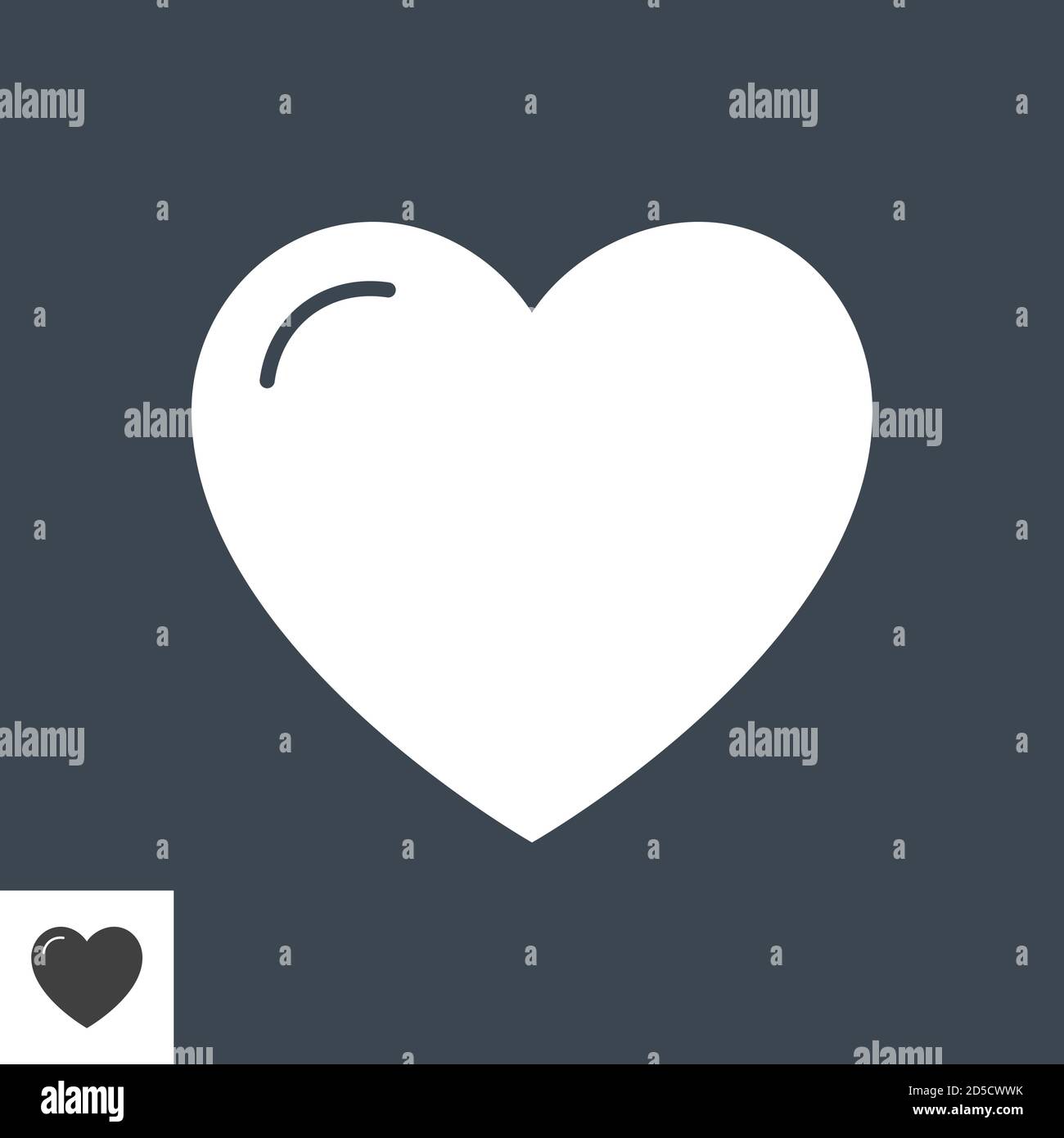 Heart Vector Icon Stock Vector Image & Art - Alamy