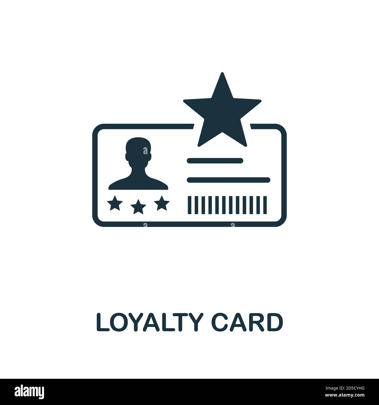 Loyalty Card icon. Simple element from loyalty program collection. Filled Loyalty  Card icon for templates, infographics and more Stock Vector Image & Art -  Alamy