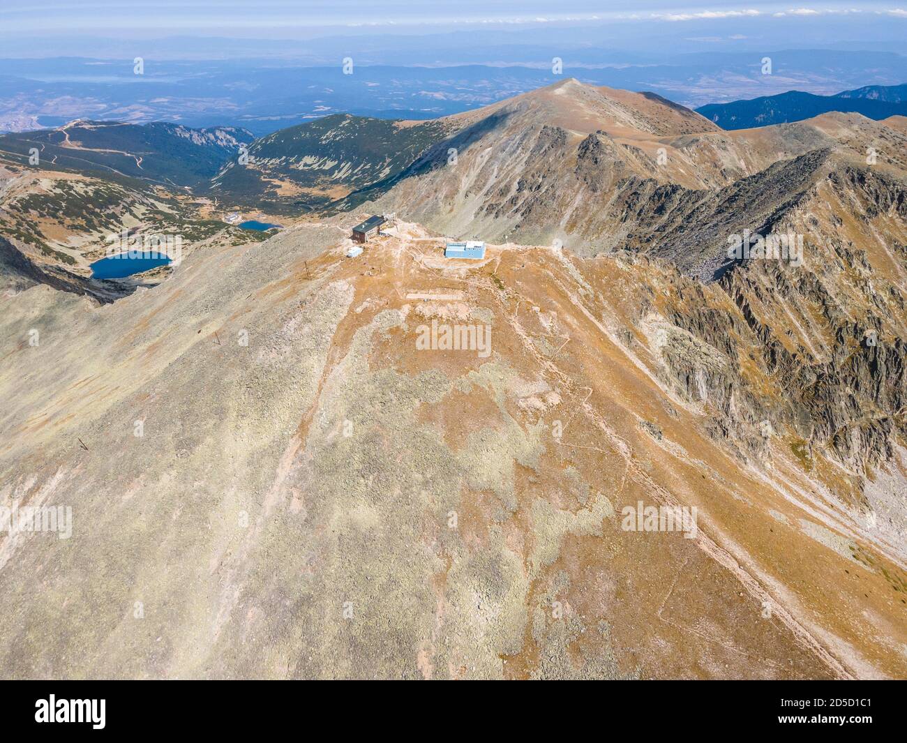 Aerial view of Musala peak, Rila mountain, Bulgaria Stock Photo - Alamy