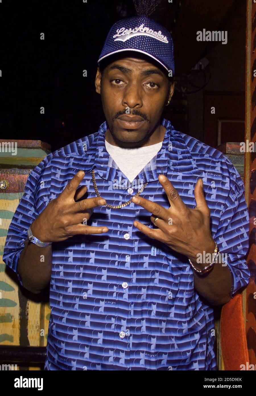 Rapper Coolio poses at the premiere of Showtime's new television series  "Soul Food" at the House of Blues in Los Angeles June 15. JC/SV Stock Photo  - Alamy