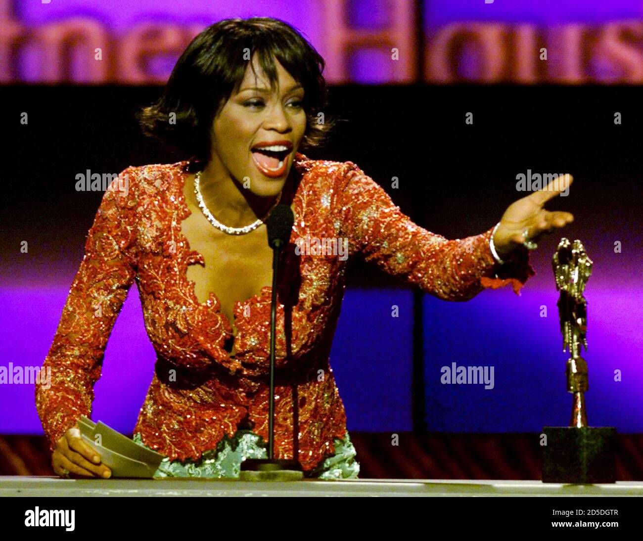 Whitney Houston Singer Music High Resolution Stock Photography and