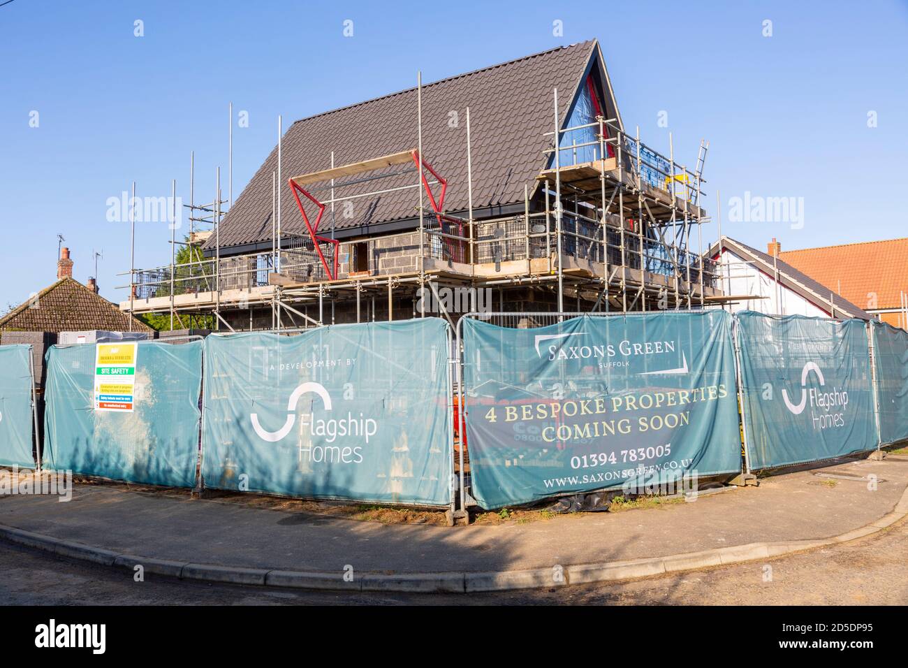 Construction site private owner occupier housing by Flagship Homes