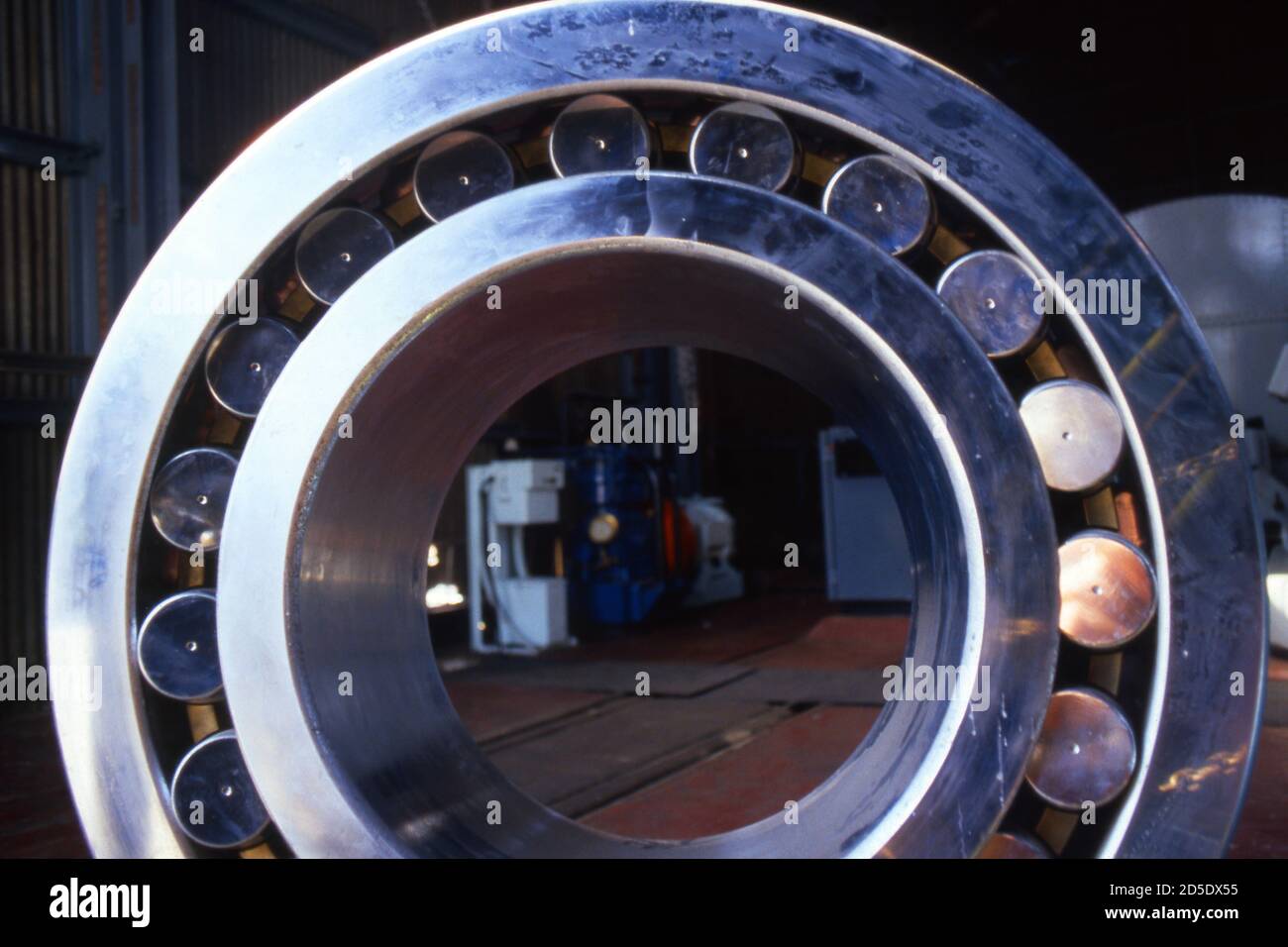 Very large bearing on display at the Gold Mine museum, Johannesburg