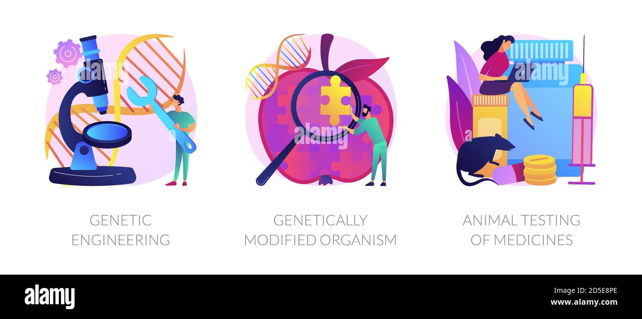 Genetic engineering vector concept metaphors Stock Vector Image & Art ...
