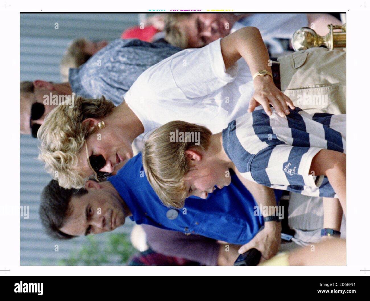 Princess Diana On Holiday On High Resolution Stock Photography and ...