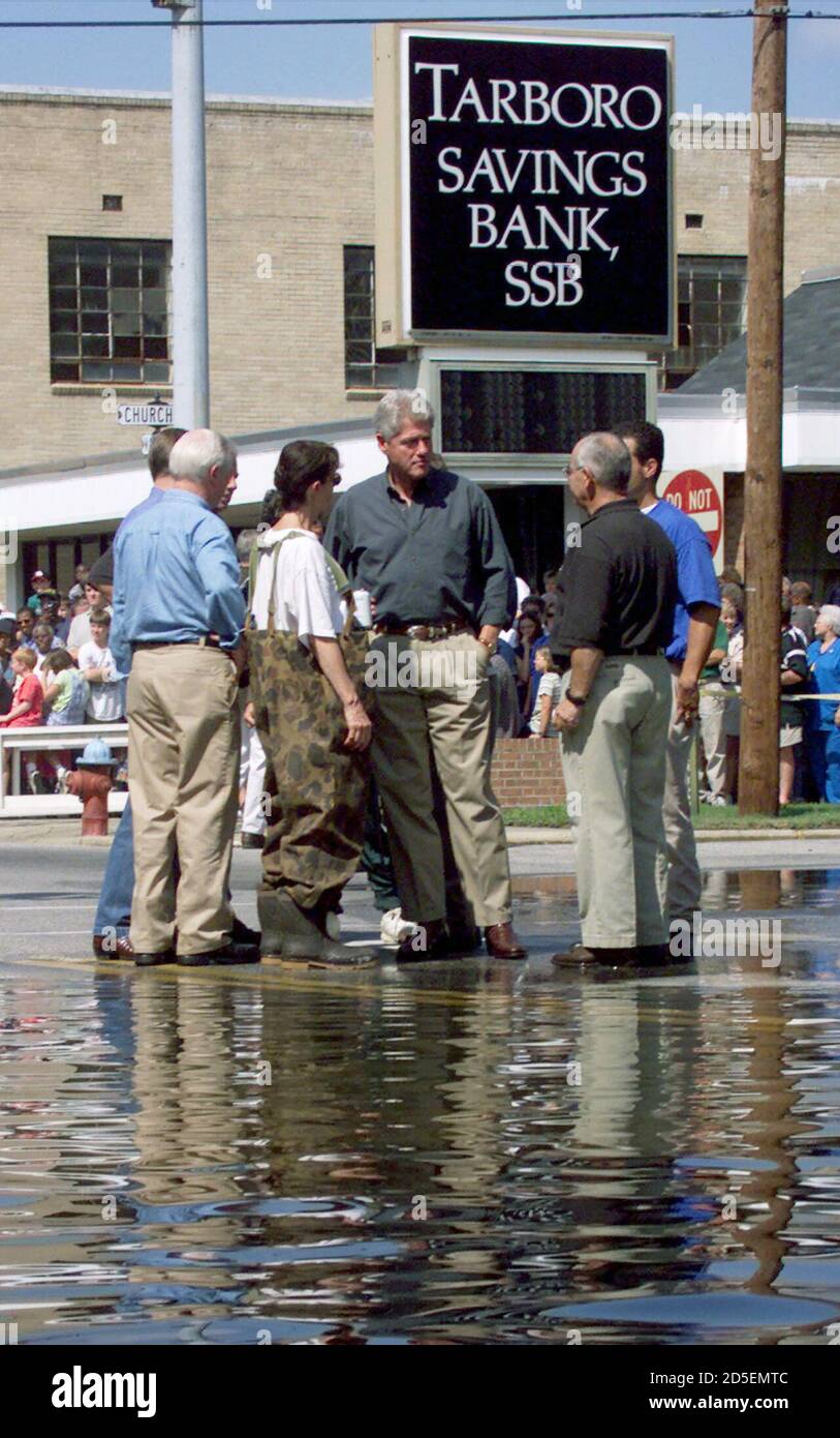 Flooded street hurricane main street hires stock photography and