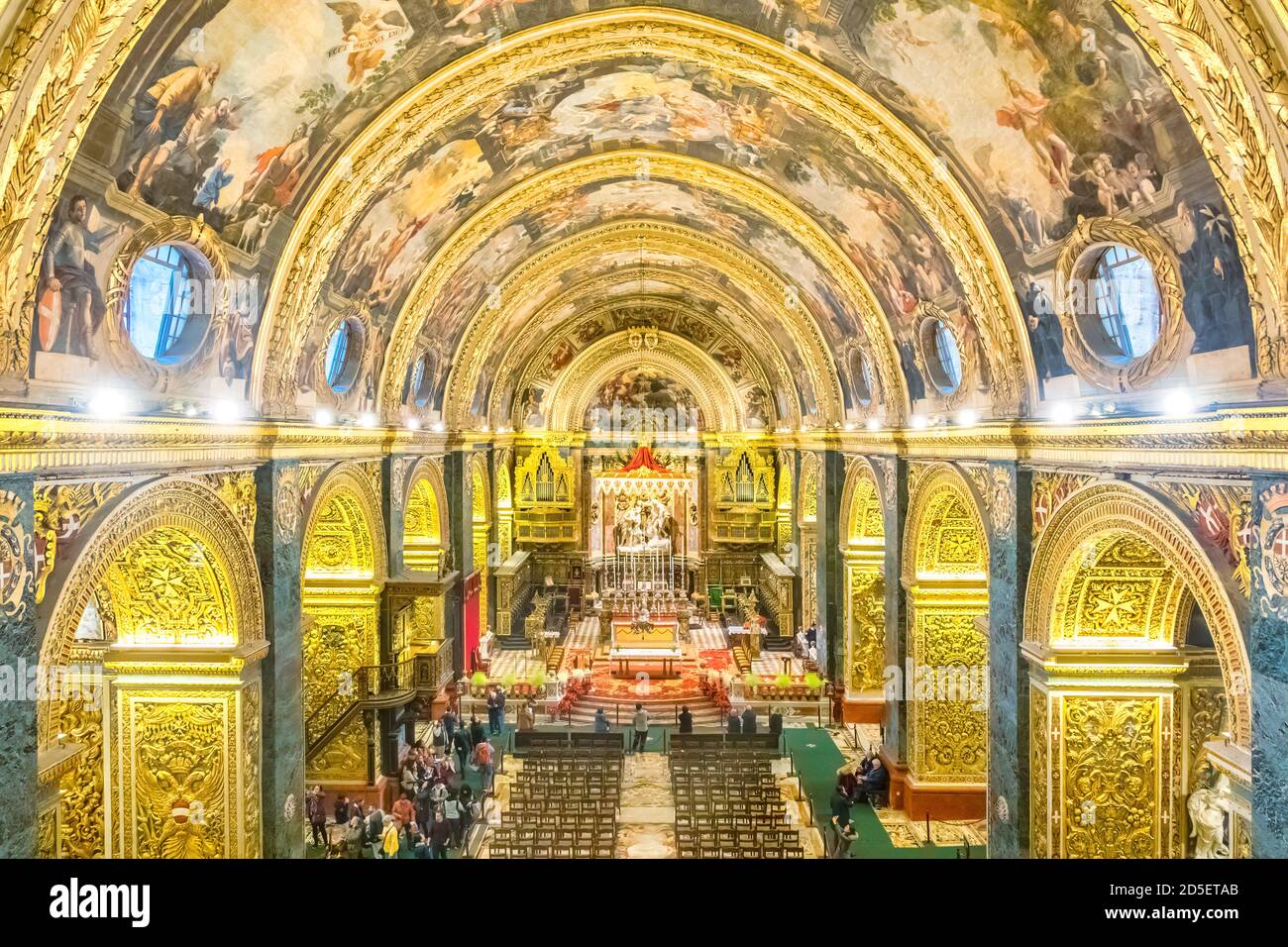 St John's Co-Cathedral in Valletta Malta Stock Photo