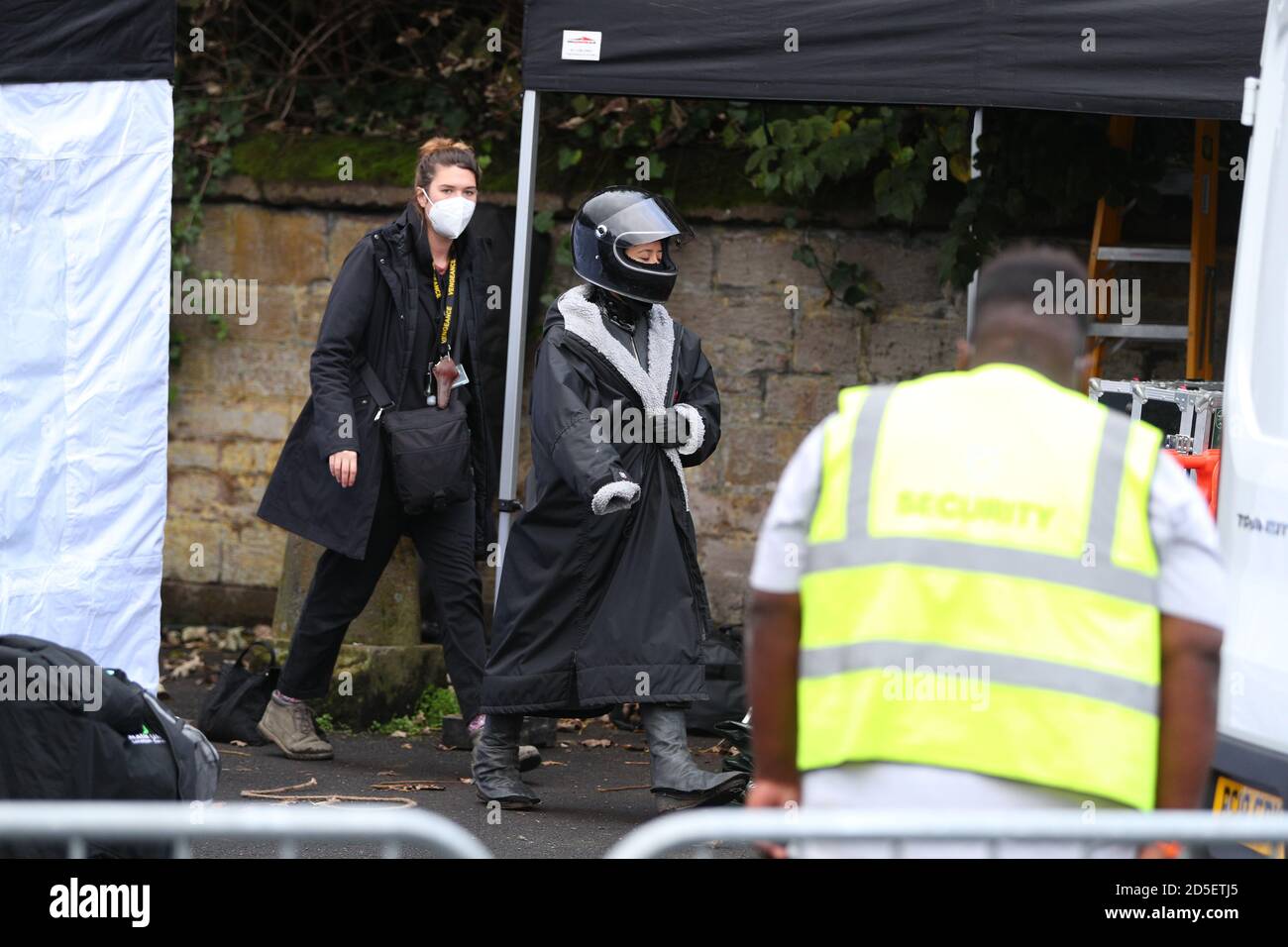 During filming batman taking place hi-res stock photography and images -  Alamy