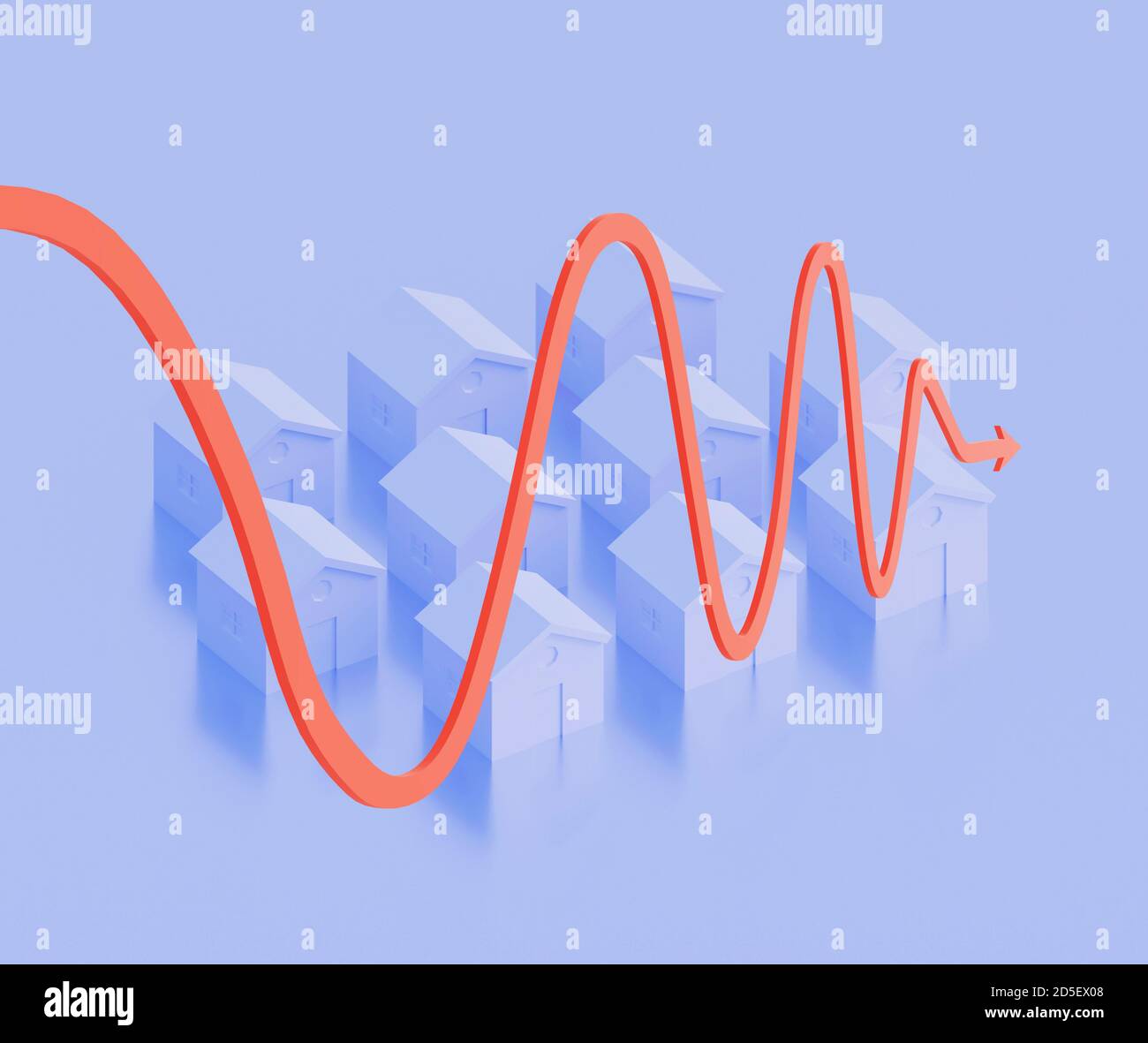 3d curved arrow hi-res stock photography and images - Alamy
