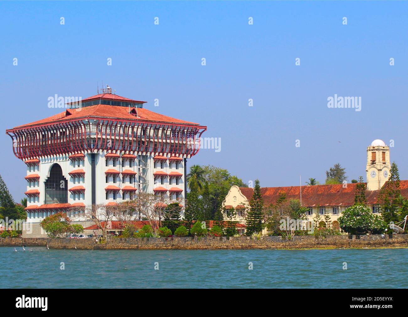 Port Trust Of India Willingdon Island Cochin Kochi Kerala India Stock Photo Alamy