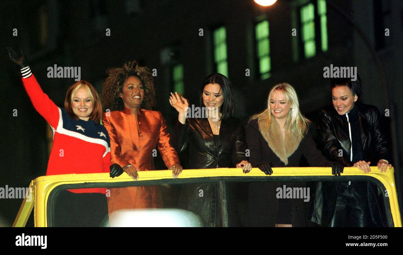 Spice world movie spice bus hires stock photography and images Alamy