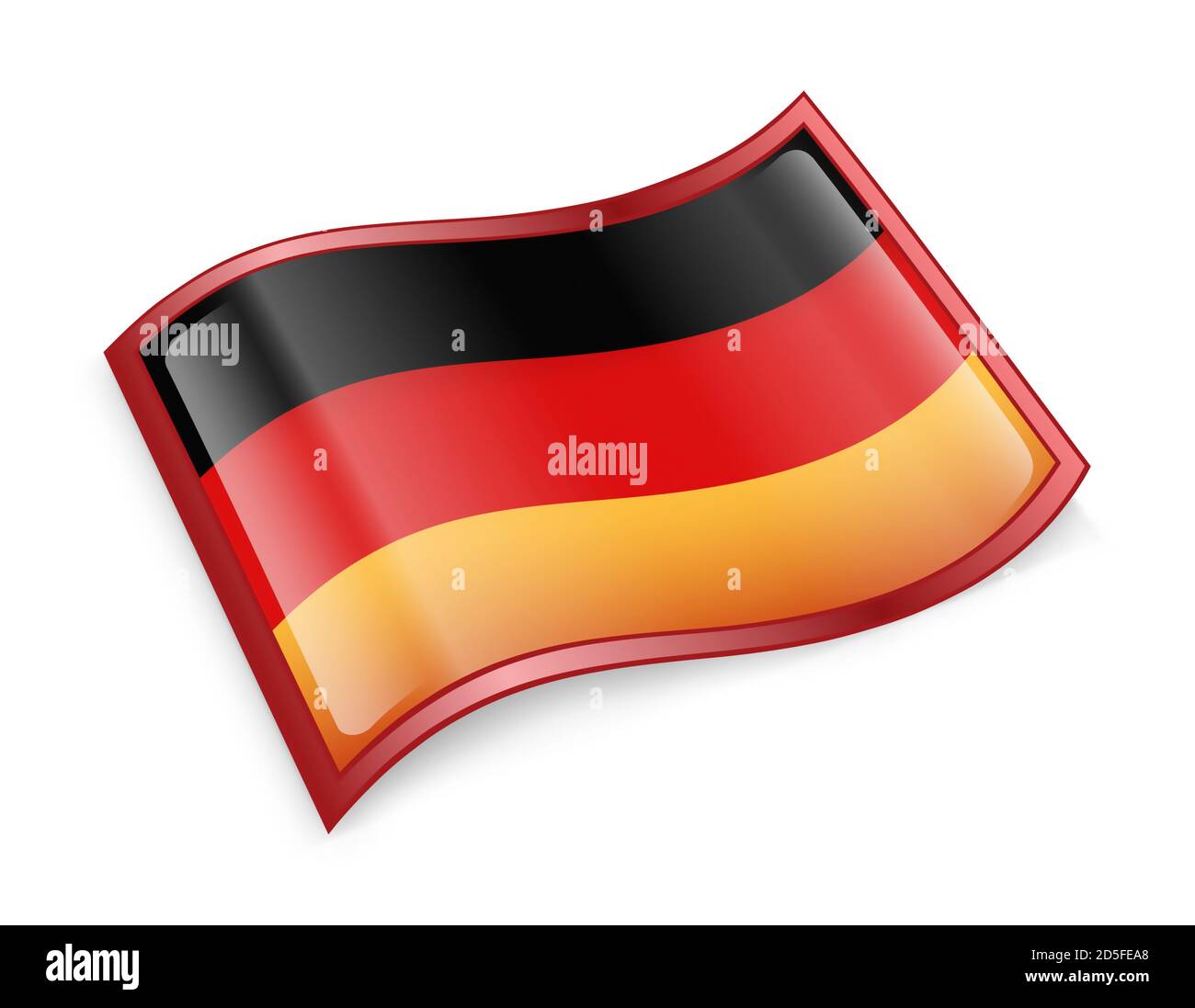 Germany Flag Icon Stock Photo Alamy