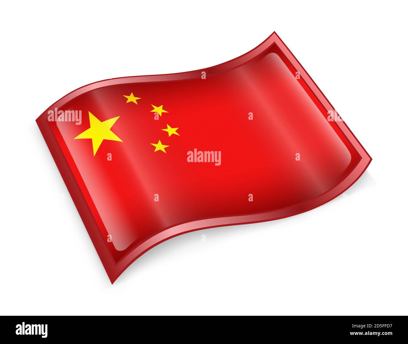 Flag of great china Cut Out Stock Images & Pictures Alamy