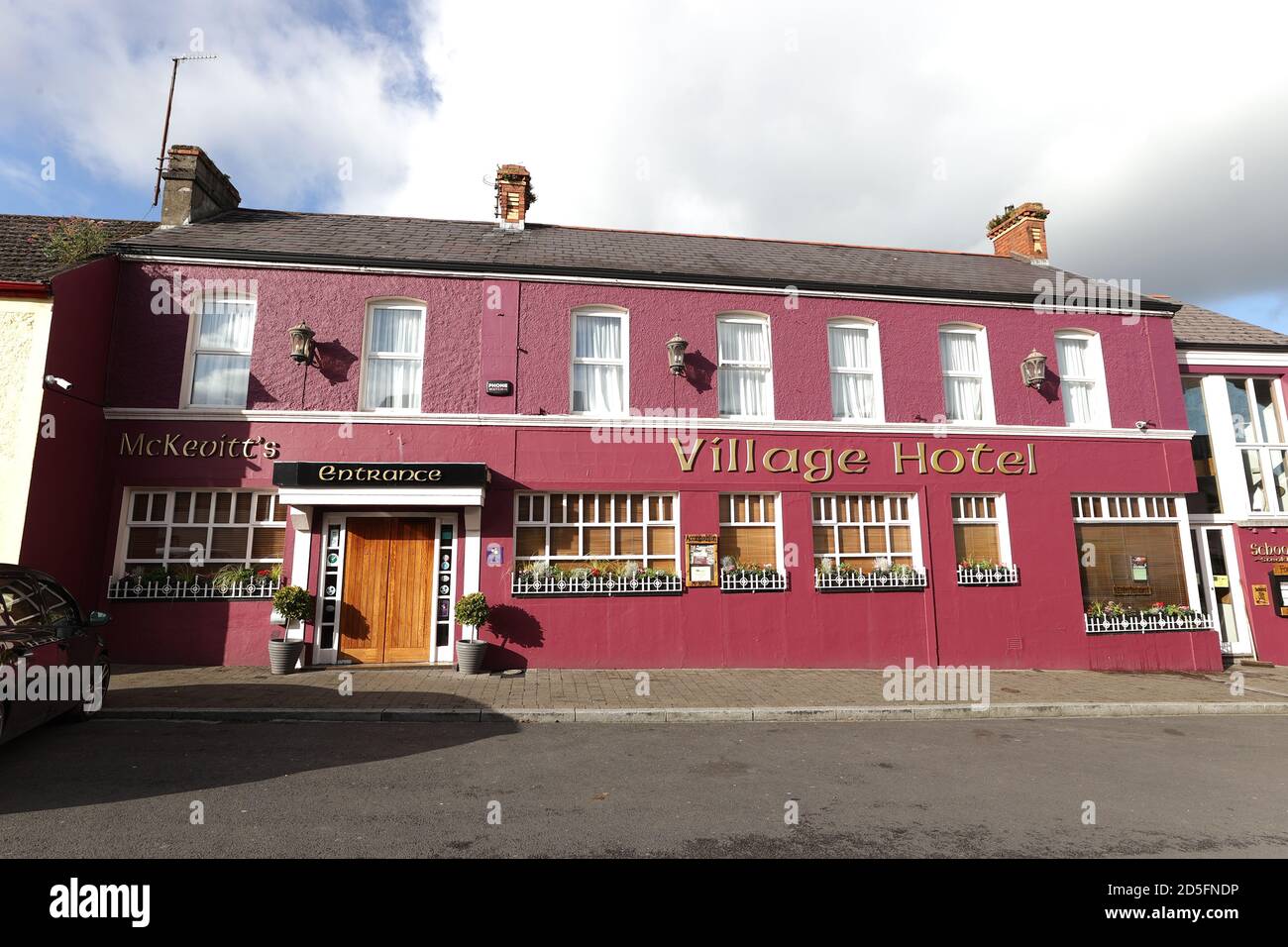McKevitts Hotel, The Village Hotel, Carlingford, Co Louth Stock Photo