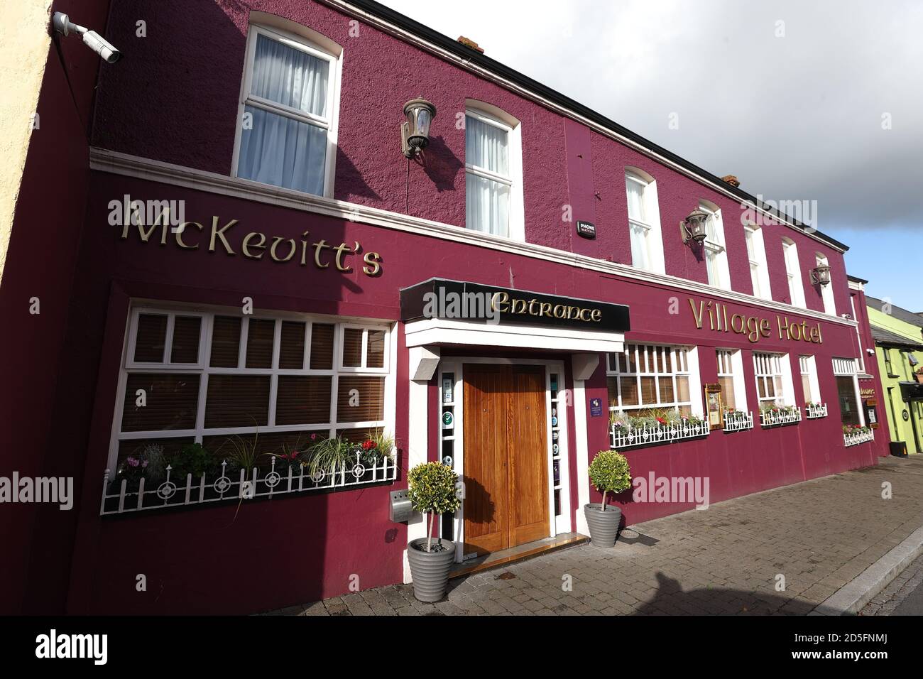 McKevitts Hotel, The Village Hotel, Carlingford, Co Louth Stock Photo