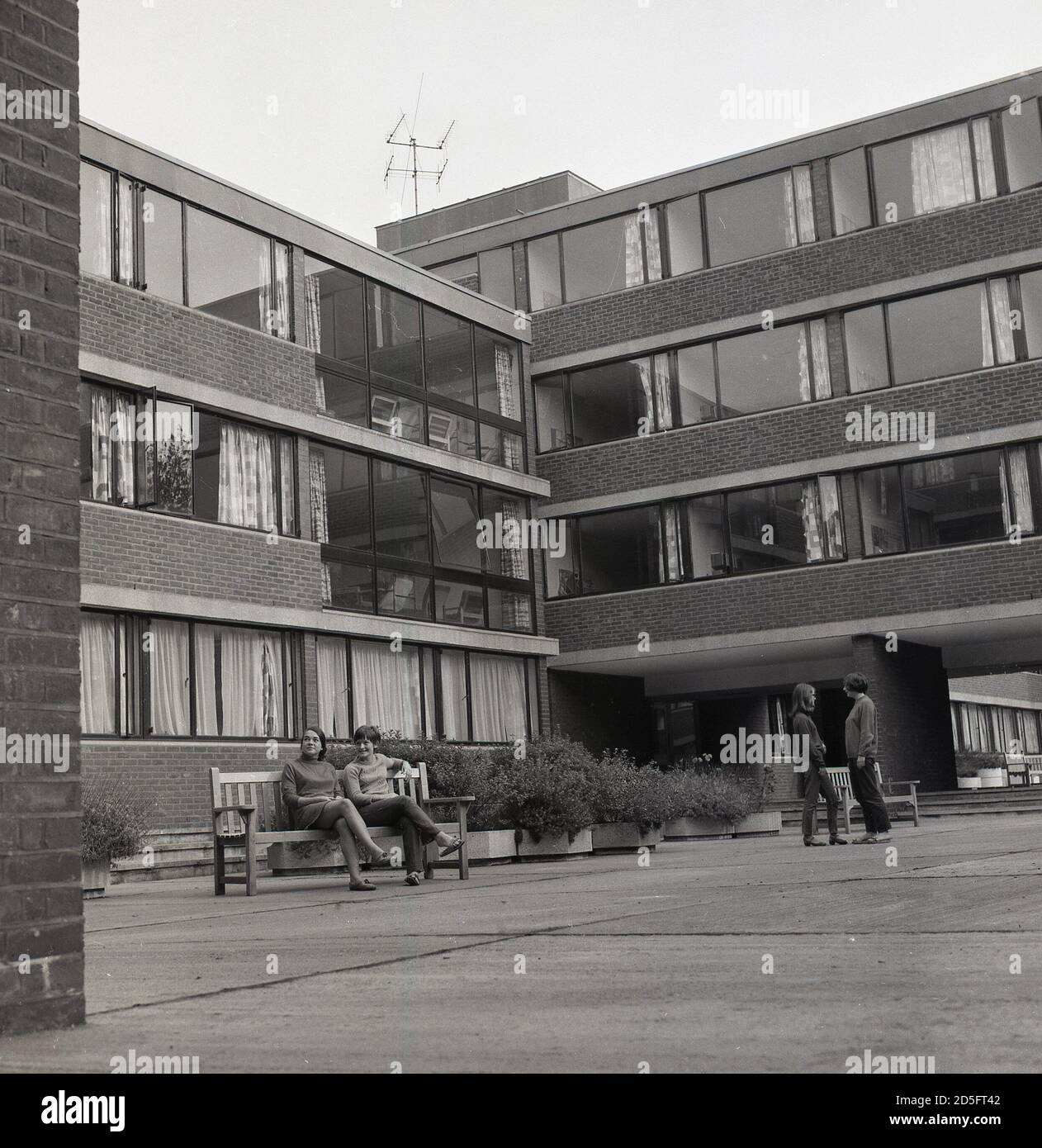 Modern building, early 70s, Southeast London, England, possibly a ...