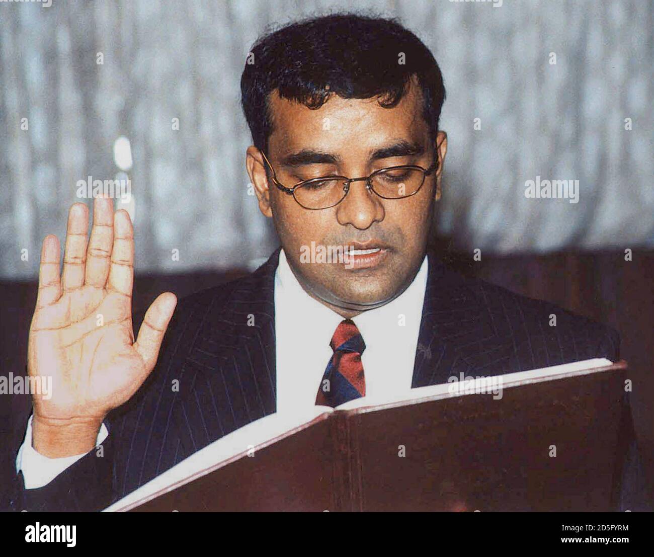 Former Guyanese Finance Minister Bharrat Jagdeo Is Sworn In As The Country S New Prime Minister In Georgetown Guyana August 9 Guyanese President Janet Jagan 78 Announced August 8 That She Was Resigning Due