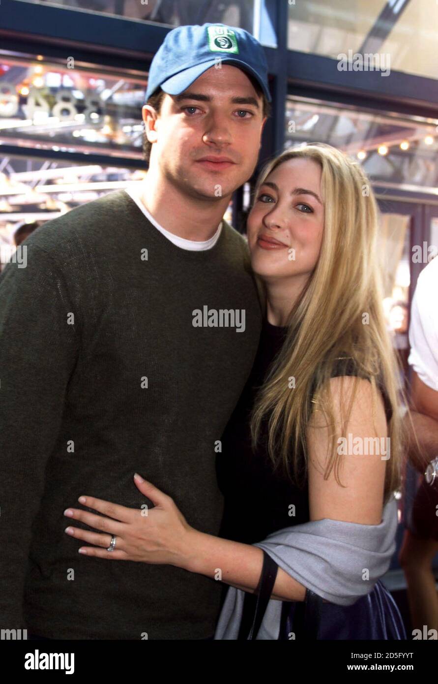 Brendan fraser with wife afton hires stock photography and images Alamy