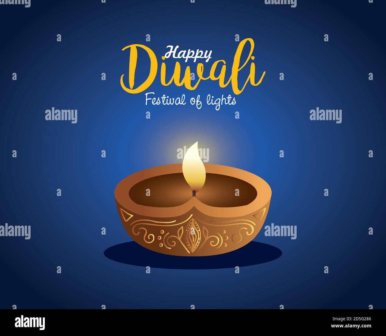 Happy diwali diya candle on blue background vector design Stock Vector Image & Art - Alamy Happy diwali diya candle on blue background vector design Stock Vector Image & Art - Alamy