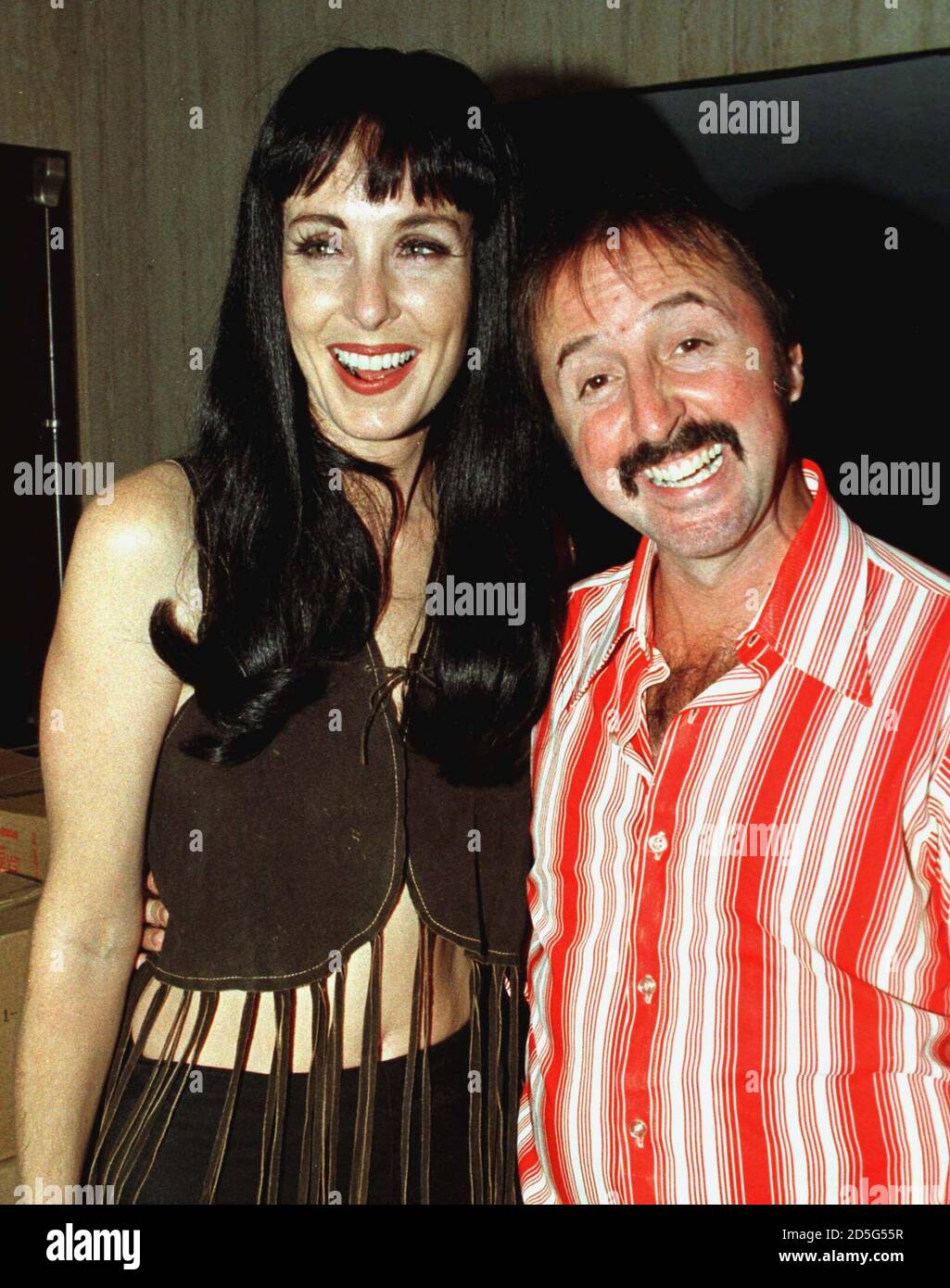 Margaret Owens And John Bigham Actors Who Are Sonny And Cher Hopefuls Await Their Auditions At An Open Casting Call For A Television Movie And The Beat Goes On The Sonny And