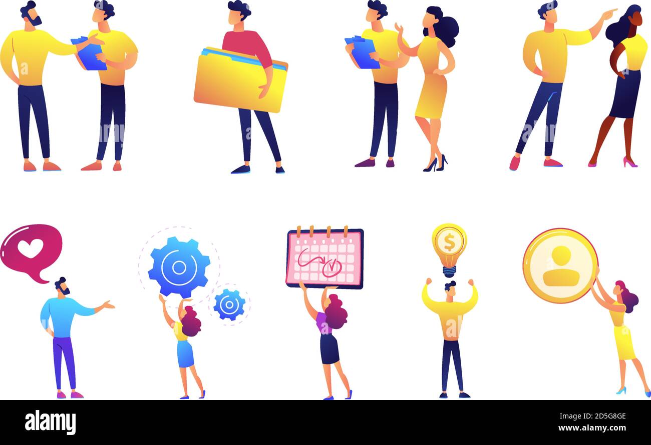 Meeting management illustrations hi-res stock photography and images ...