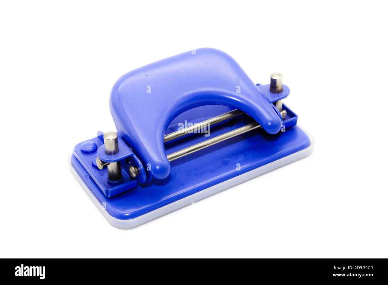 A picture of paper punching machine on white background stock photo alamy