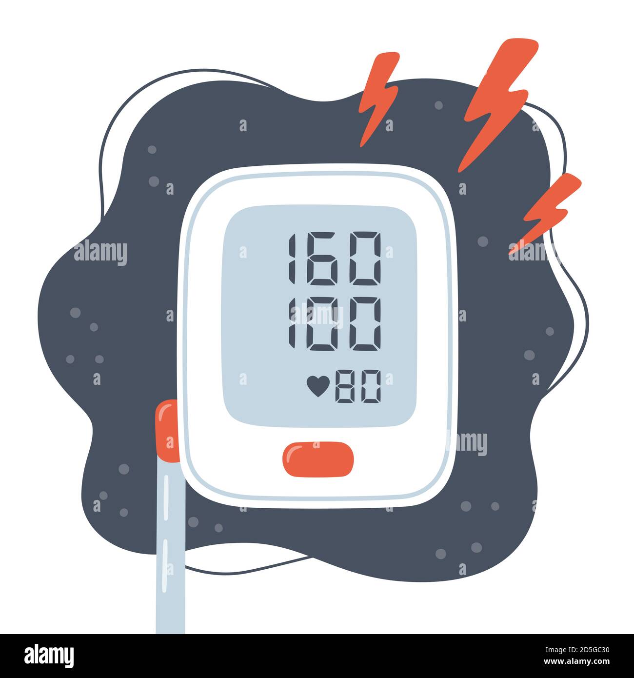 Medical tonometer and high blood pressure. Risk of hypertension