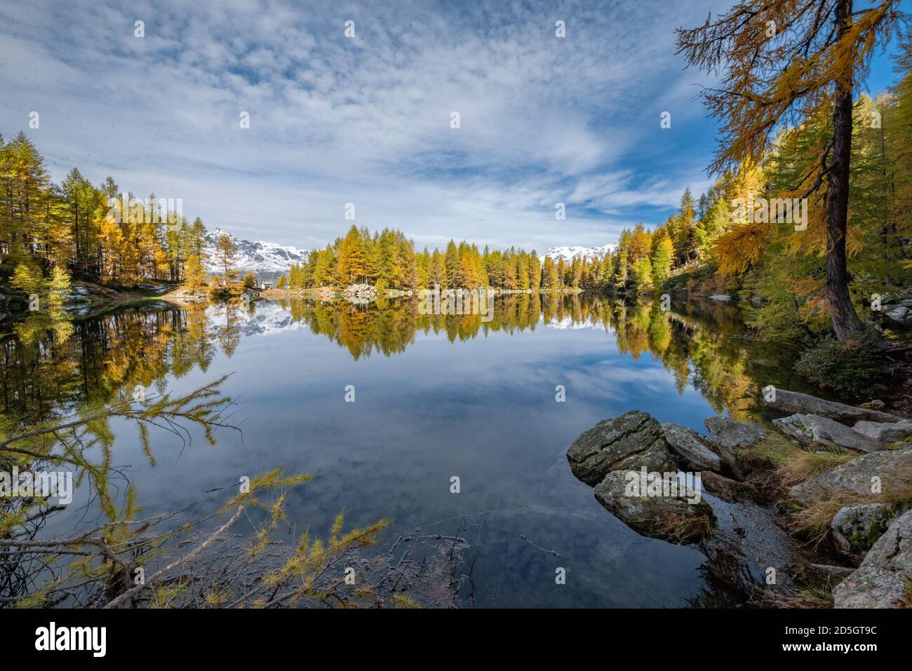 Autumn - Valchiavenna Stock Photo