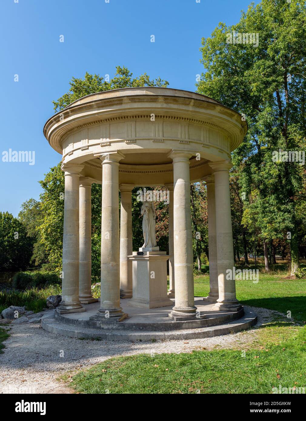 Venus temple in the Domaine de Chantilly - France Stock Photo