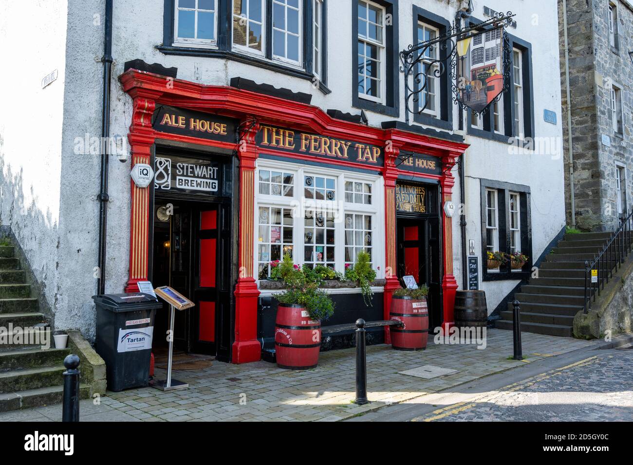 The Ferry Tap public house on the High Street in South Queensferry, Scotland, UK Stock Photo