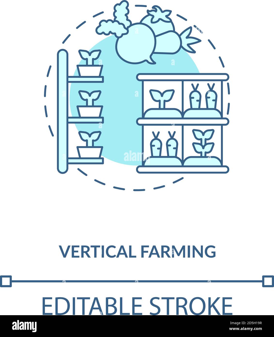 Vertical farming concept icon Stock Vector Image & Art - Alamy
