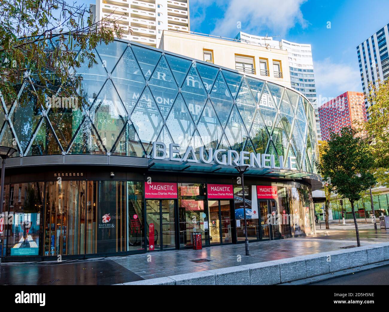 Beaugrenelle shopping mall in Paris, France Stock Photo