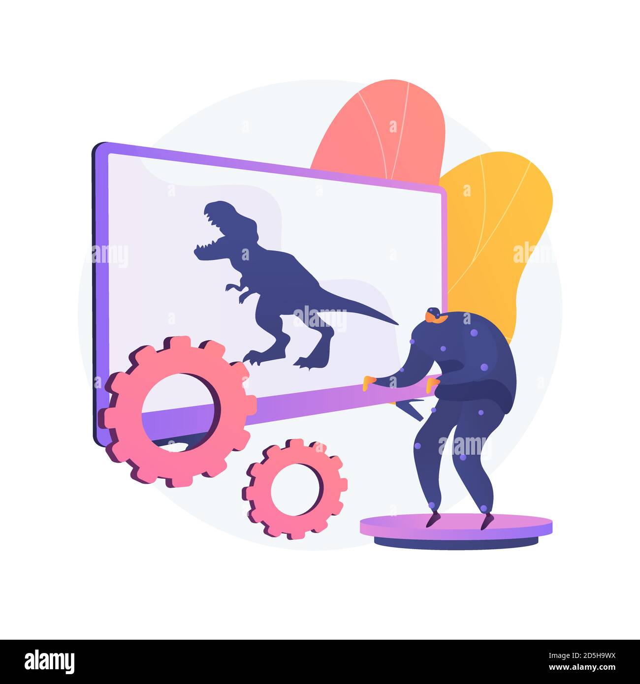 Special effects design abstract concept vector illustration Stock