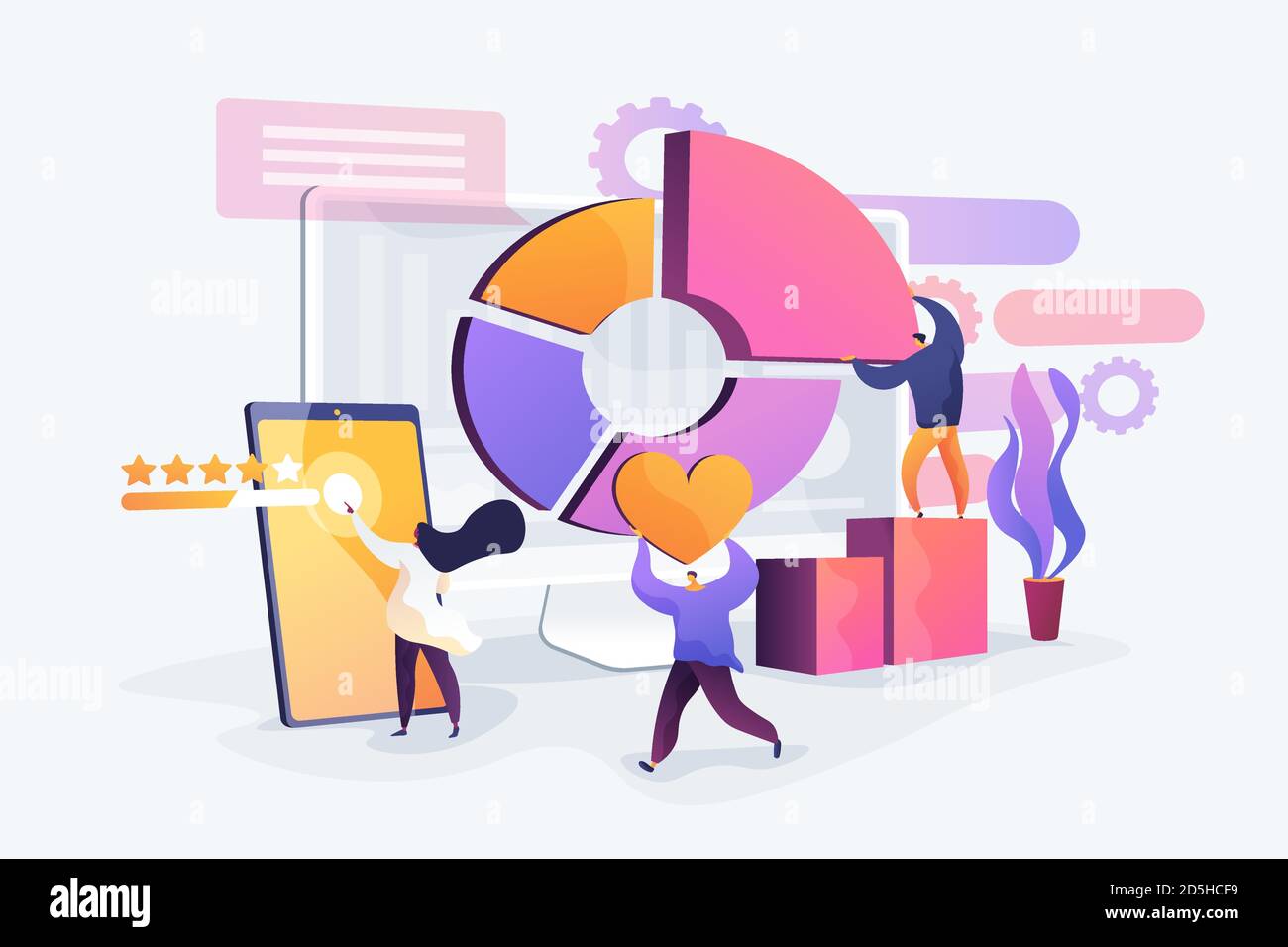 Digital marketing strategy concept vector illustration Stock Vector ...