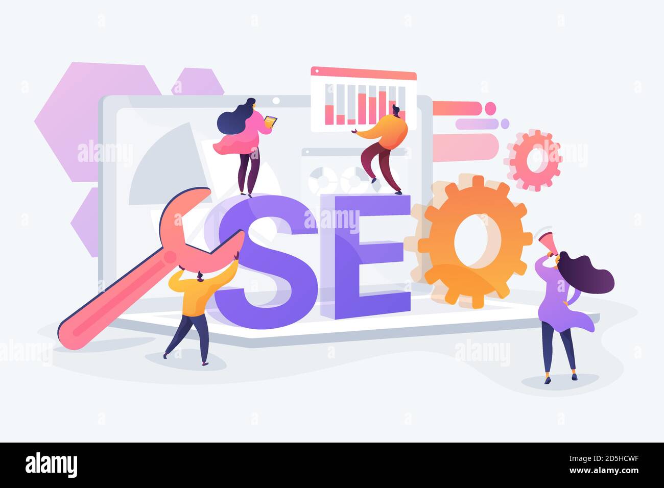 SEO optimization concept vector illustration Stock Vector Image & Art ...