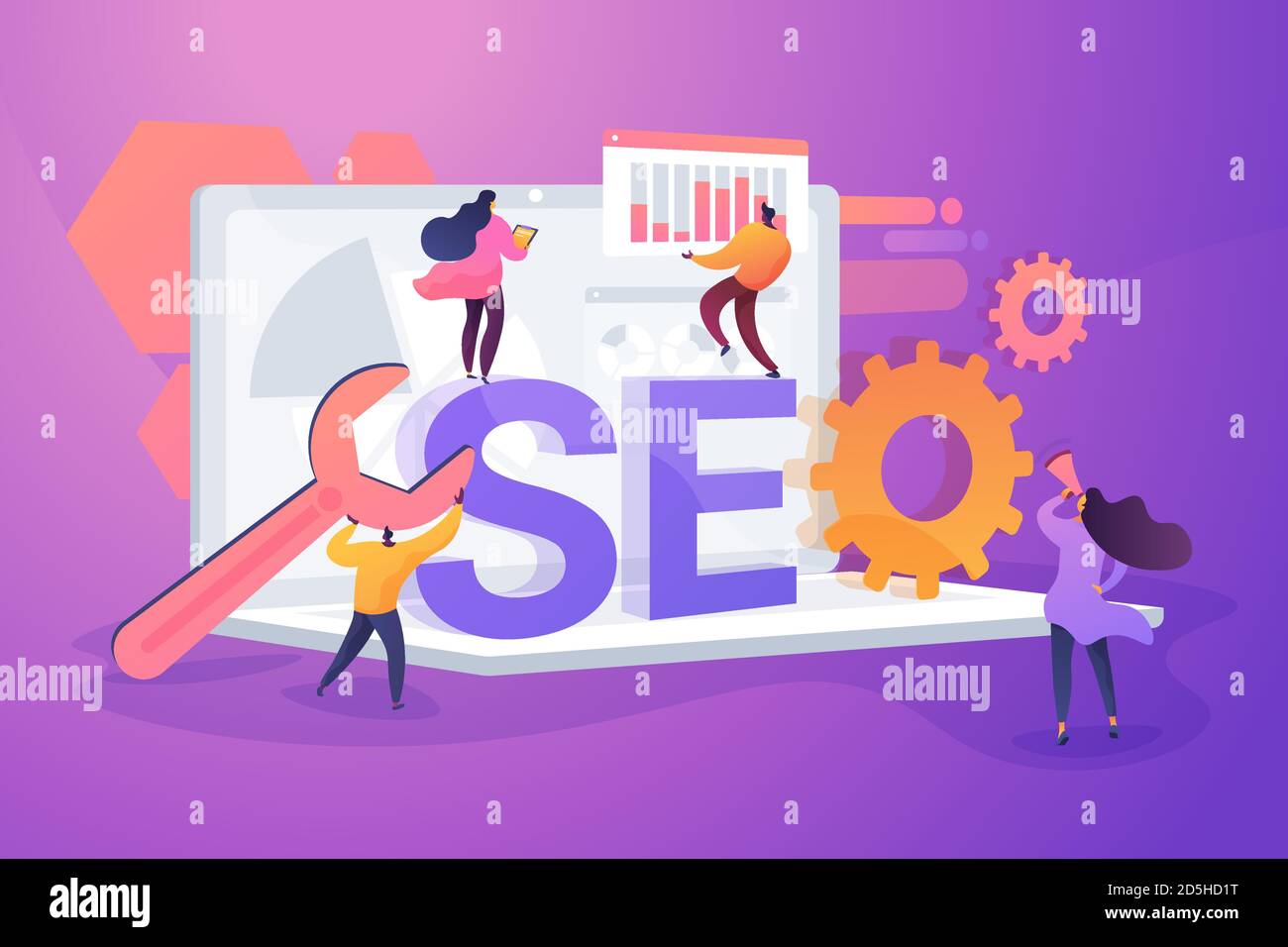 SEO optimization concept vector illustration Stock Vector Image & Art ...