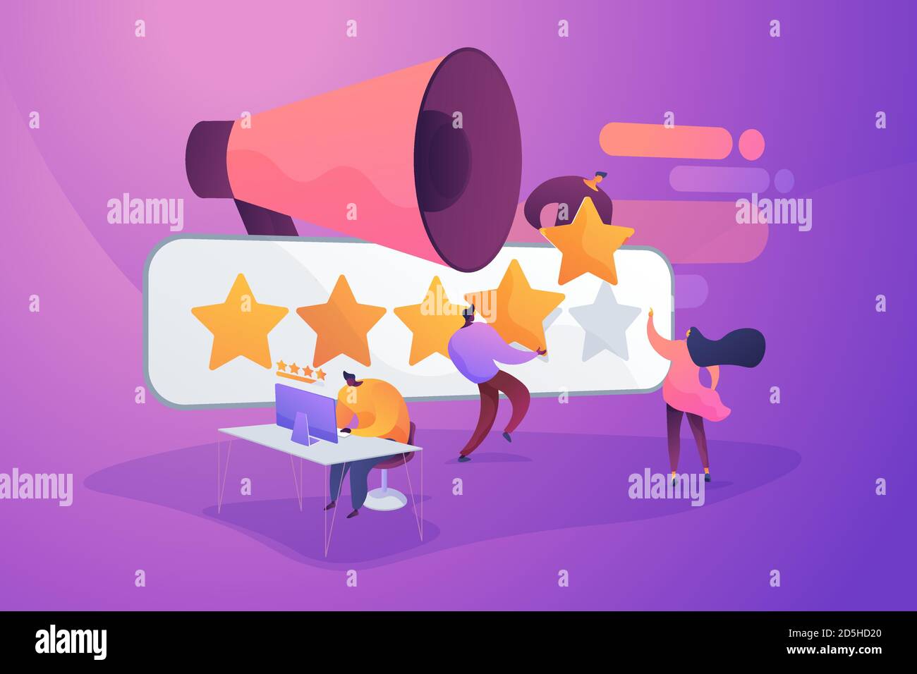 Rating concept vector illustration Stock Vector Image & Art - Alamy