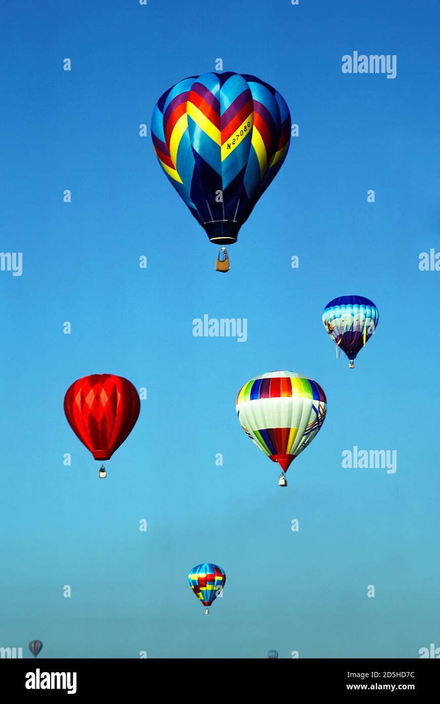Hot air balloon contest in Jackson Michigan Stock Photo Alamy