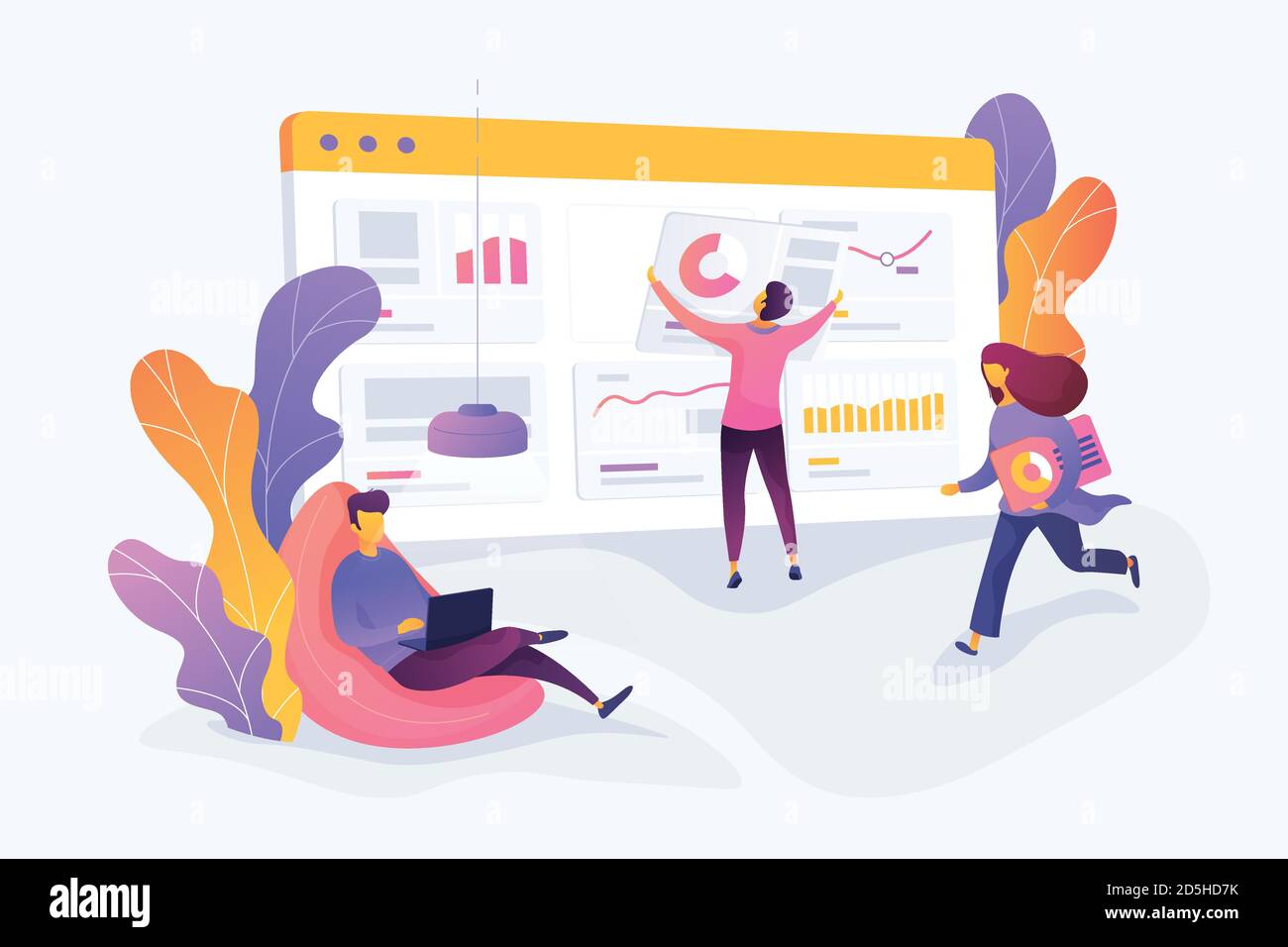 Workflow vector creative concept illustration Stock Vector Image & Art ...