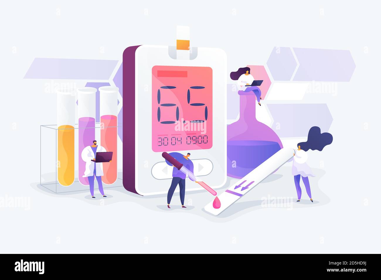 Diabetes mellitus concept vector illustration Stock Vector Image & Art ...