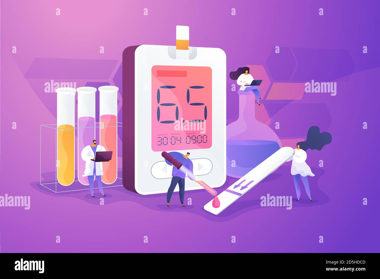 Diabetes mellitus concept vector illustration Stock Vector Image & Art ...
