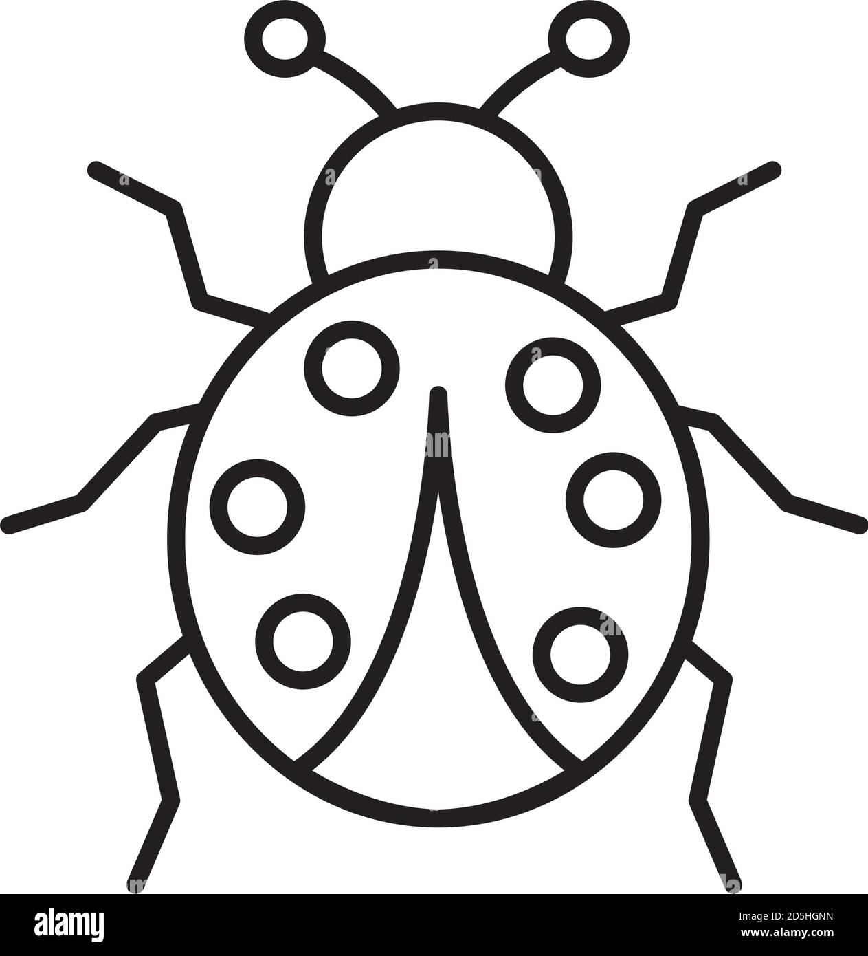 Clipart Ladybug Black And White