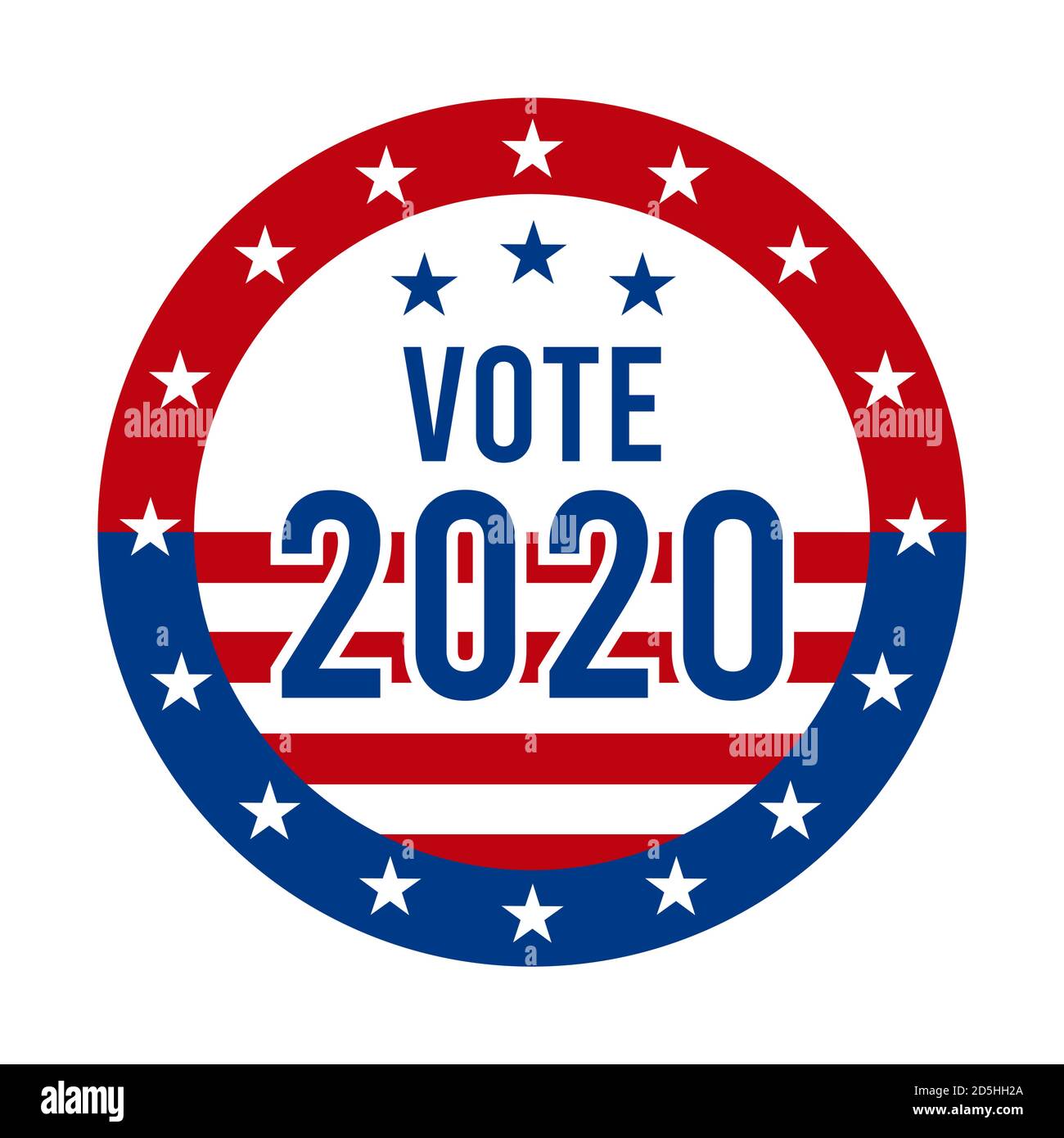 2020 Presidential Election Vote Badge - United States of America. USA ...