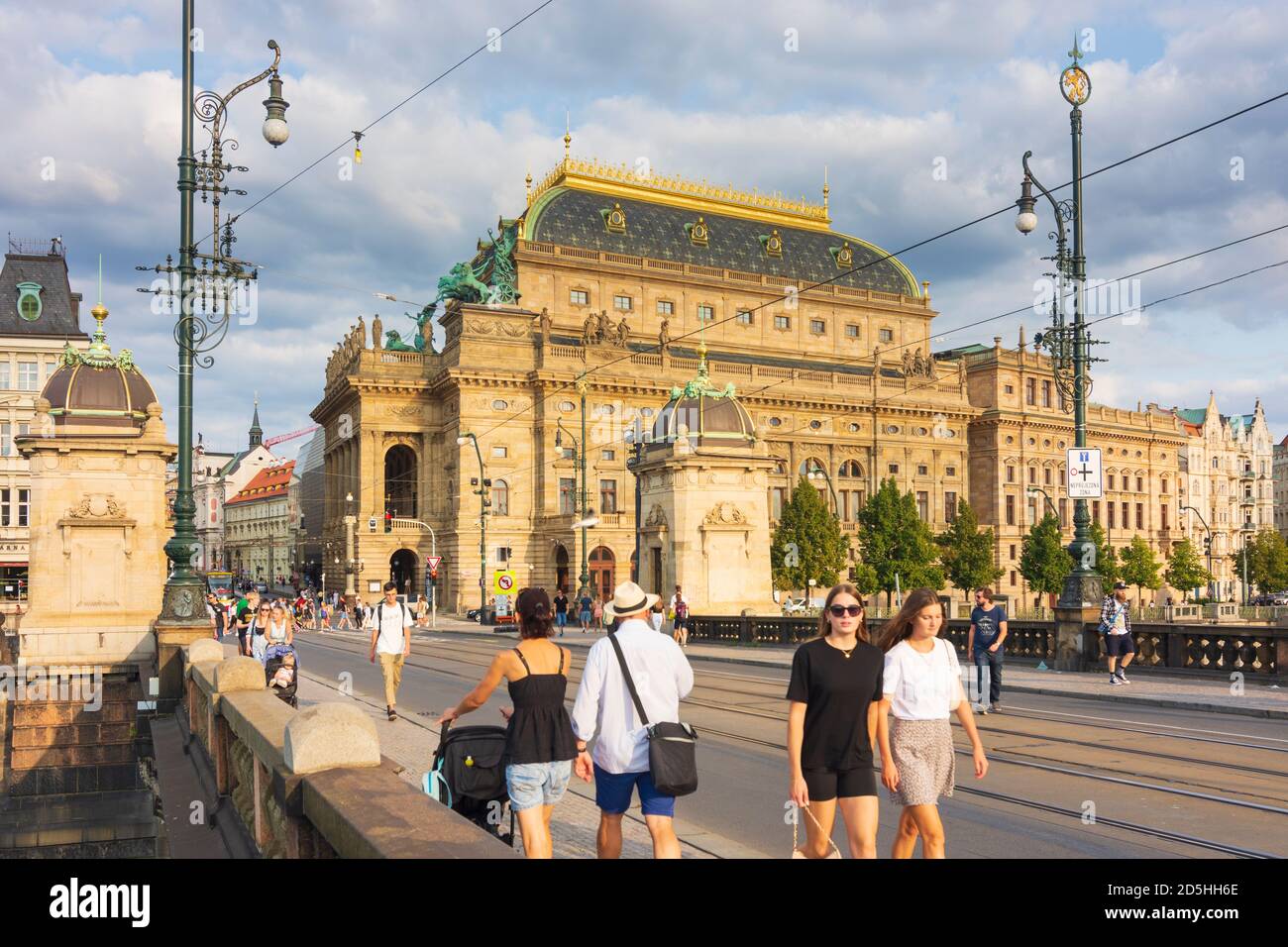 Praha: National Theatre (Narodni divadlo) in Nove Mesto, New Town, Praha, Prag, Prague, Czech Stock Photo