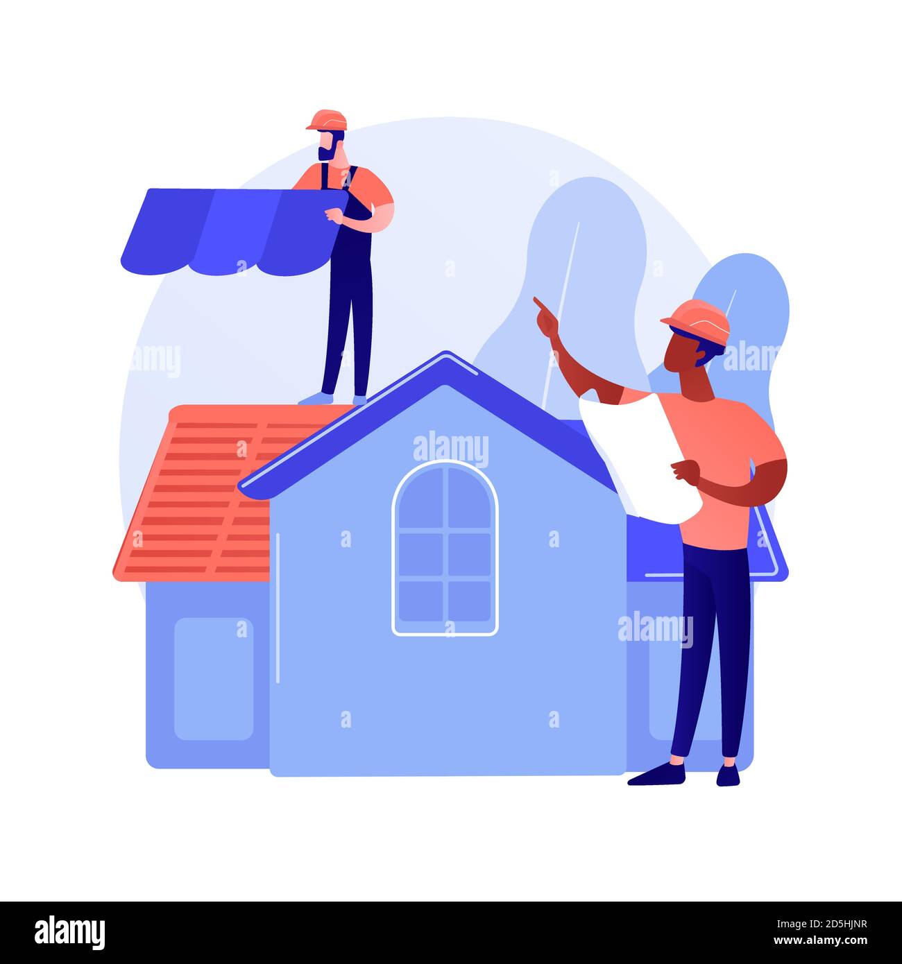 Roofing services abstract concept vector illustration Stock Vector Image & Art Alamy