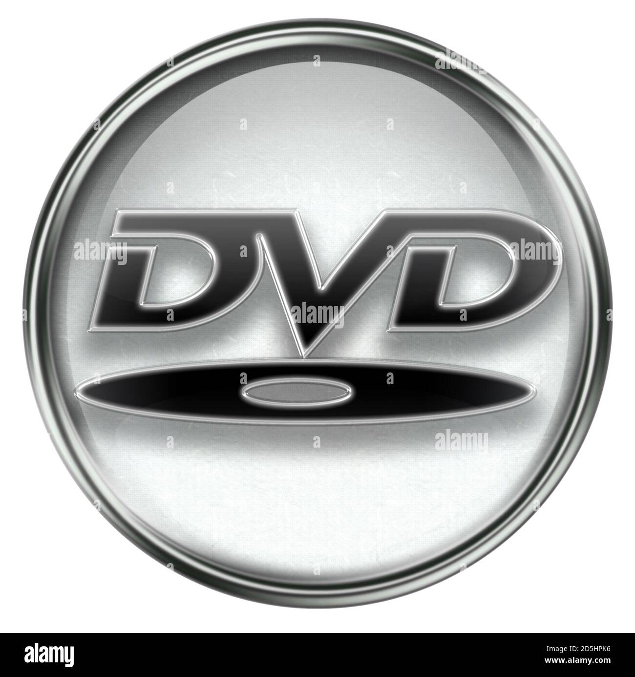 DVD icon grey Stock Photo - Alamy